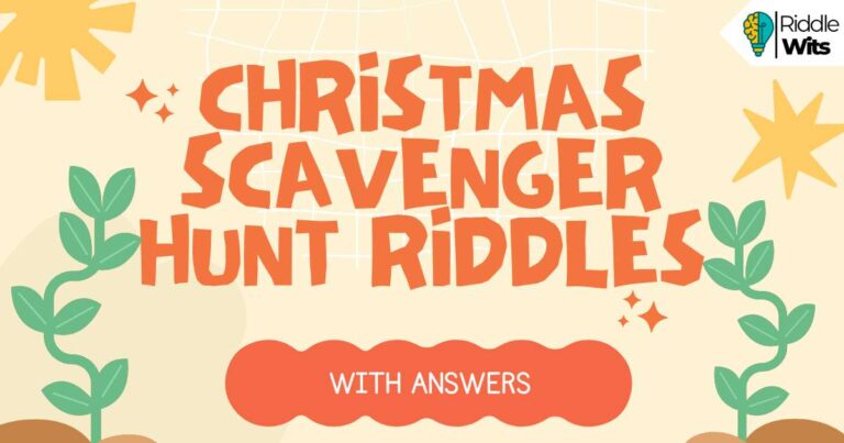 Christmas scavenger hunt riddles