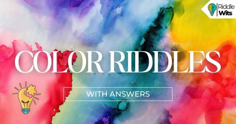 color riddles with answers