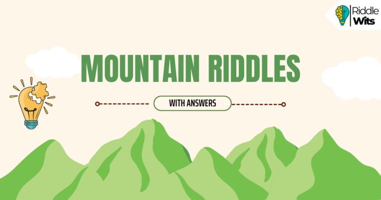 mountain riddles with answers