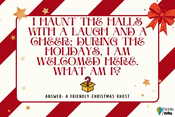 Christmas Ghost Riddles Christmas Ghost Riddles