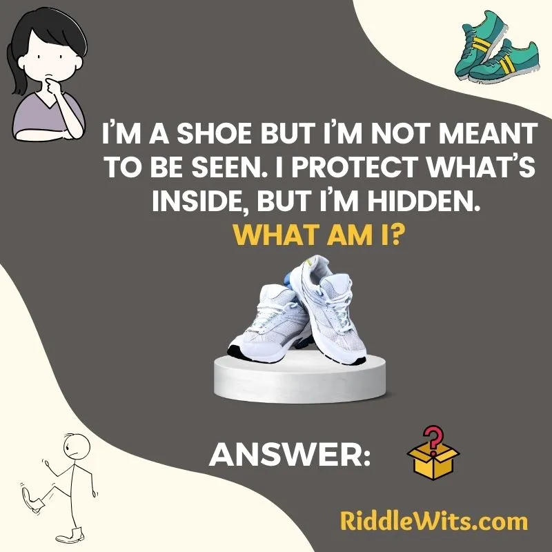 hard riddles about shoes