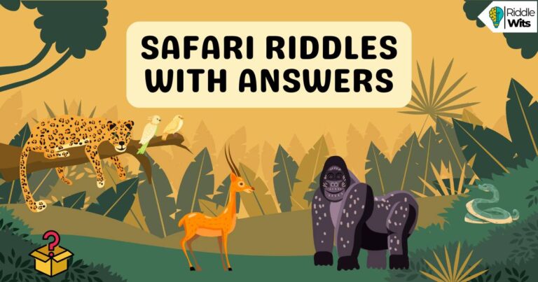 safari riddles with answers