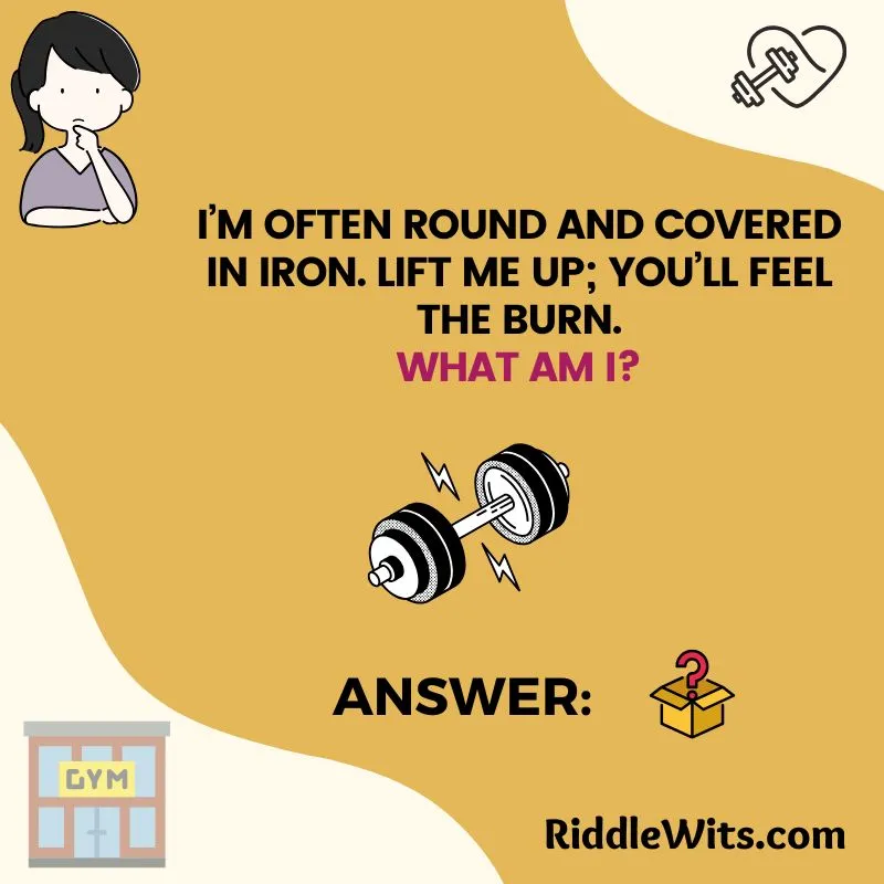 hard gym riddles for adults