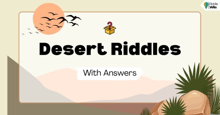 desert riddles with answers