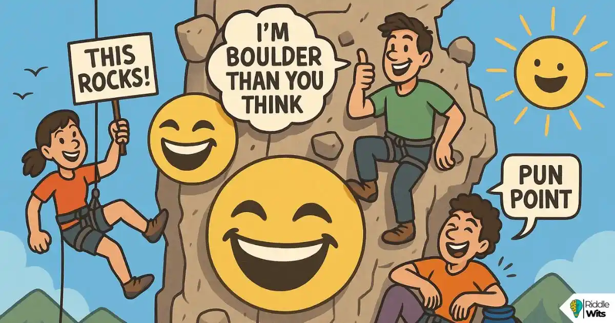 rock climbing puns