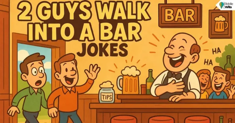 2 guys walk into a bar jokes